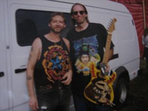 Mark Thornley & Slim from The Hamsters